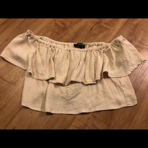 Off the shoulder crop top